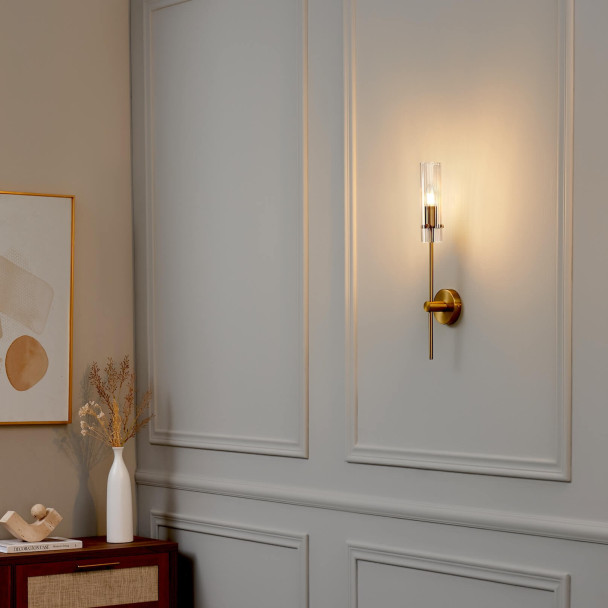 Aplique de pared moderno dorado - Sérénia