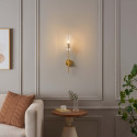 Aplique de pared con vidrio transparente - Sérénia
