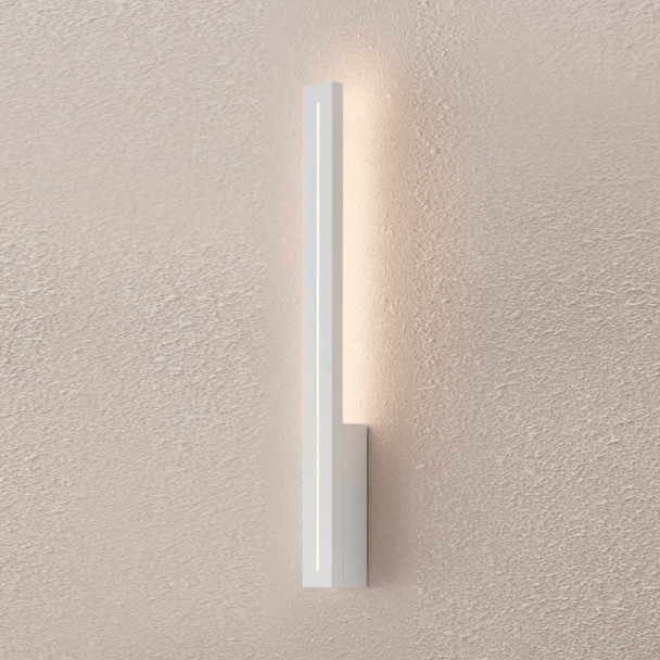 Luminaria mural blanca para decoración depurada - Noméris