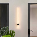 Aplique LED negra iluminación indirecta elegante - Nikolai