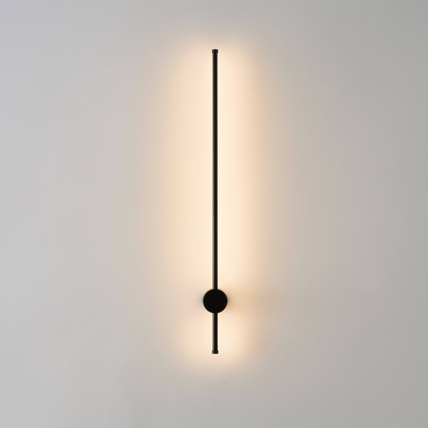 Luminaria LED negra estilo minimalista alta gama - Nikolai