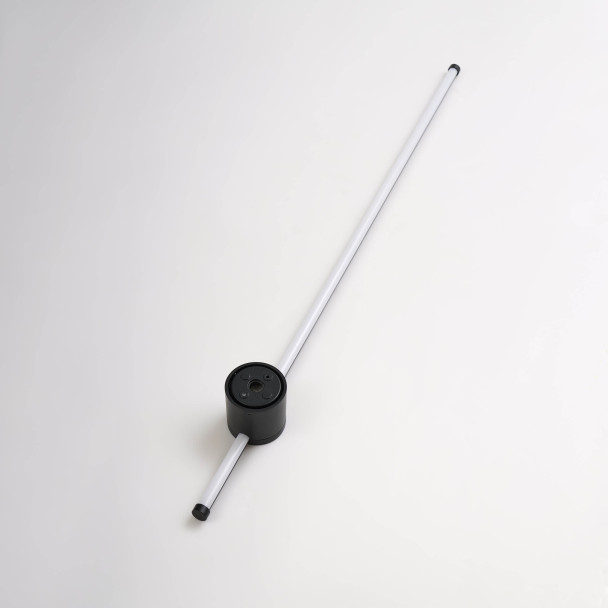 Aplique de pared negra ideal para zonas de paso - Nikolai