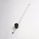 Aplique de pared negra ideal para zonas de paso - Nikolai