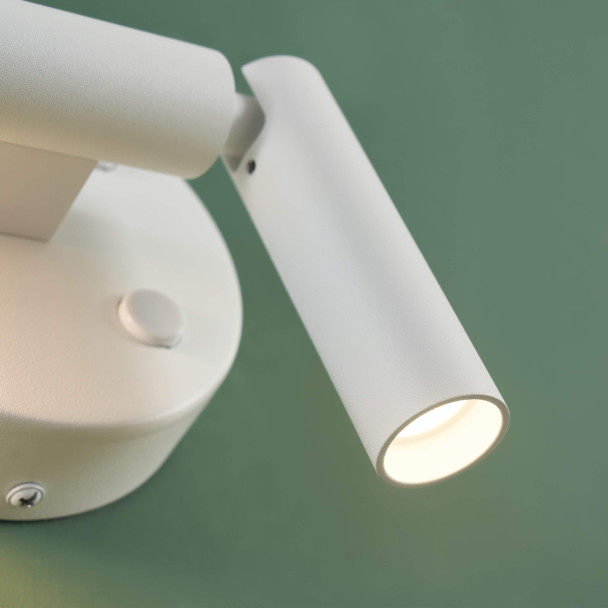 Aplique blanco funcional y elegante - Noxea