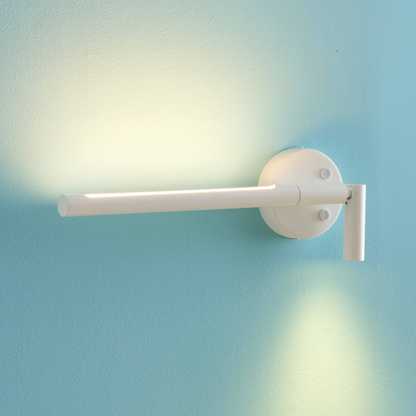 Aplique LED blanco estilo contemporáneo - Noxea