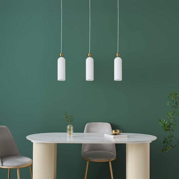Lámpara colgante cilíndrica diseño moderno - Leonora