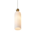 Luminaria colgante dorada elegante para salón - Leonora