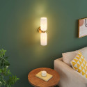 Aplique de pared chic para salón dormitorio - Leonora