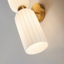 Luminaria mural doble vidrio decorativa - Leonora