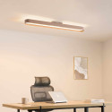 Iluminación lineal beige LED regulable 115 cm - Oswin