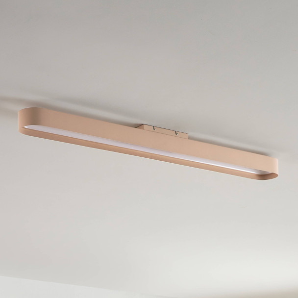 Iluminación lineal beige LED regulable 115 cm -...