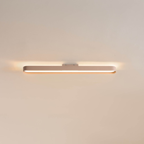 Iluminación lineal beige LED regulable 115 cm -...