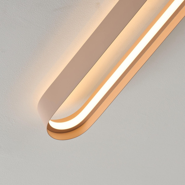 Iluminación lineal beige LED regulable 115 cm -...