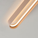 Iluminación lineal beige LED regulable 115 cm - Oswin
