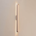 Iluminación lineal beige LED regulable 115 cm - Oswin