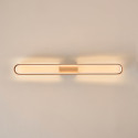 Iluminación lineal beige LED regulable 115 cm - Oswin