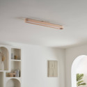 Iluminación lineal beige LED regulable 115 cm - Oswin