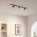 Rail led negro diseño moderno - Lyne