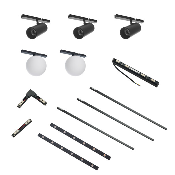 Focos led sobre rail magnético - Lyne