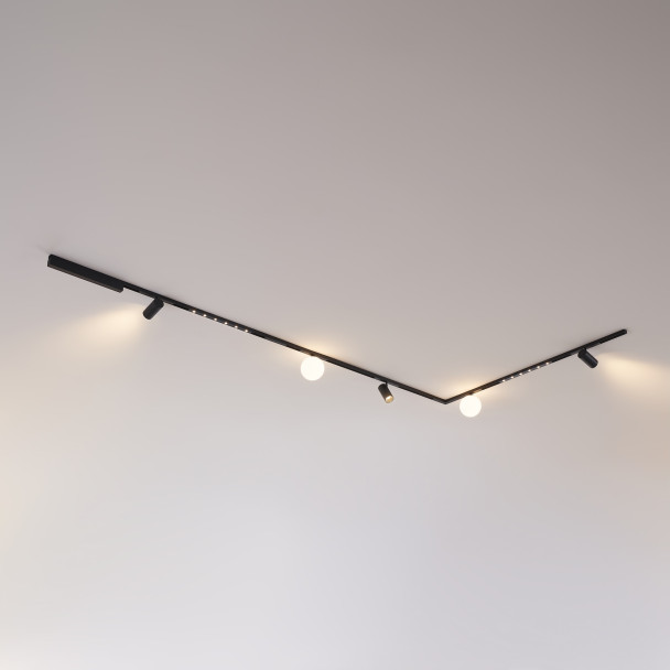 Plafón negro minimalista - Lyne