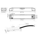 Driver negro para rail - Lyne