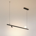 Luminaria rail contemporáneo negro - Lyne