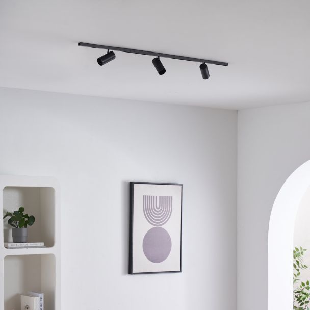 Focos orientables rail negro - Lyne