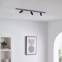 Focos orientables rail negro - Lyne