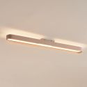 Iluminación lineal beige LED regulable 115 cm - Oswin