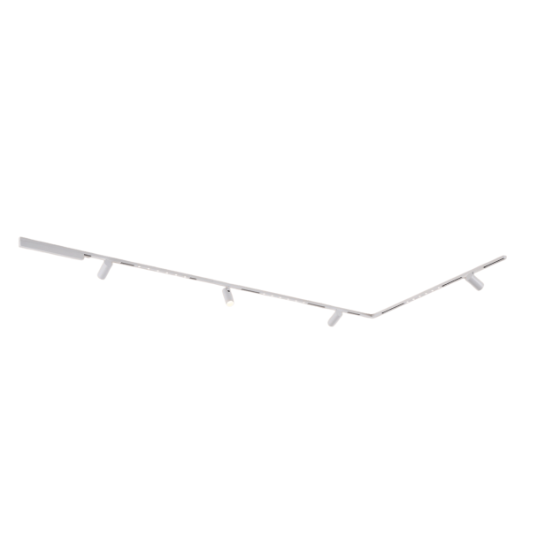 Sistema de carril magnético blanco 3 m 4 focos...