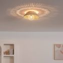 Aplique o plafón moderno de ratán con reflejos decorativos - Serelina