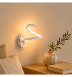 Aplique LED blanco en espiral - Looper