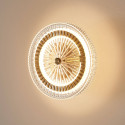 Aplique dorado con iluminación LED y disco transparente - Alma