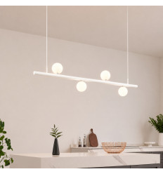Colgante magnético blanco sin iluminación para personalizar driver integrado 50W - Lyne 2