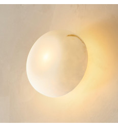 Luminaria de tendencia en alabastro natural de 20 cm - Liam 2