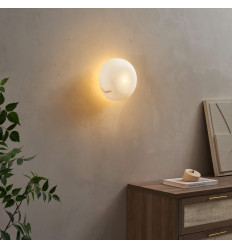 Luminaria de tendencia en alabastro natural de 20 cm - Liam
