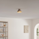 Aplique o foco de metal topo y vidrio blanco de 20 cm - Senka