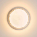Plafón pequeño blanco de 30 cm en travertino natural LED 10 W - Malba