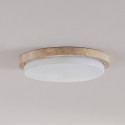 Plafón pequeño blanco de 30 cm en travertino natural LED 10 W - Malba