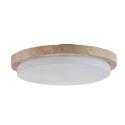 Plafón pequeño blanco de 30 cm en travertino natural LED 10 W - Malba