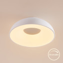 Plafón minimalista blanco LED regulable de 40 cm - Séline