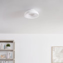 Plafón minimalista blanco LED regulable de 40 cm - Séline