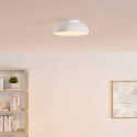 Plafón minimalista blanco LED regulable de 40 cm - Séline