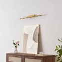 Aplique de pared dorado LED de diseño lineal de 70 cm - Vasilka