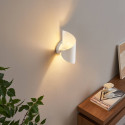 Pequeña lámpara ambiental con diseño trenzado blanco mate 25 cm - Dani