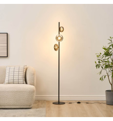 Lámpara de pie LED regulable de diseño ultramoderno en... 2