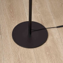 Lámpara de pie LED regulable de diseño ultramoderno en negro y cristal ahumado 160 cm - Rafaelli