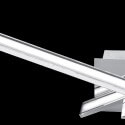 Aplique - LED 2 Luces cromo plata -Yuna