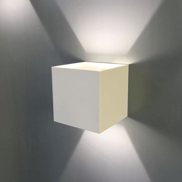 Aplique - blanco Cubic