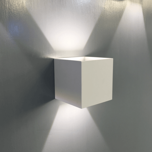 Aplique - blanco Cubic
